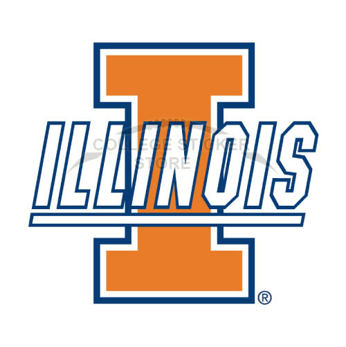 Design Illinois Fighting Illini Iron-on Transfers (Wall Stickers)NO.4609